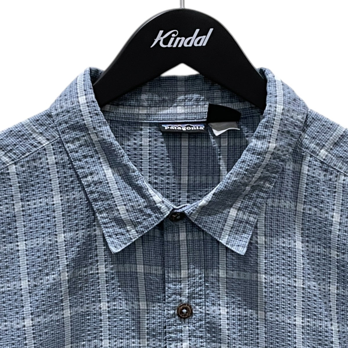 00SS チェック柄シアサッカー半袖シャツ Puckerware Shirt パッカーウェアシャツ 52996SP00