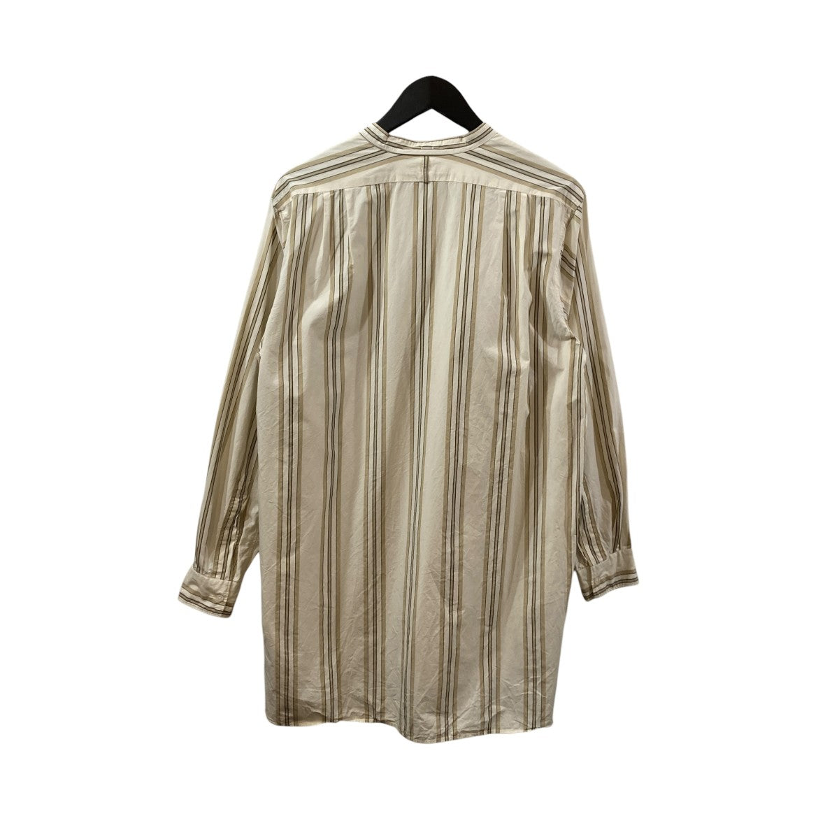 ストライプノーカラーシャツSHIRT005