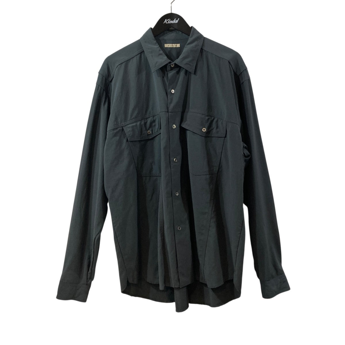 HEUGN(ユーゲン) リネンシャツSHIRT050 SHIRT050 グレー サイズ 2
