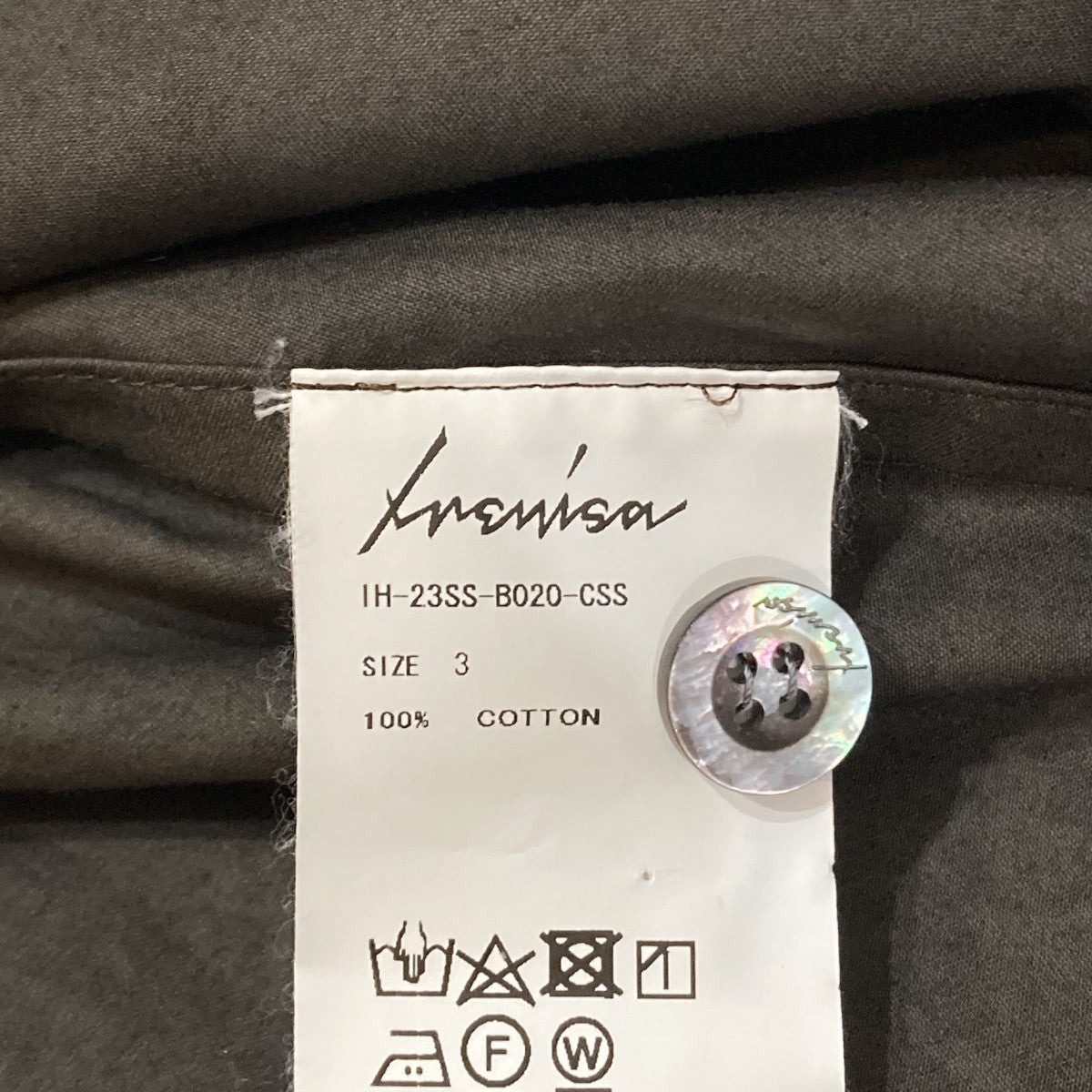 長袖シャツIH-23SS-B020-CSS