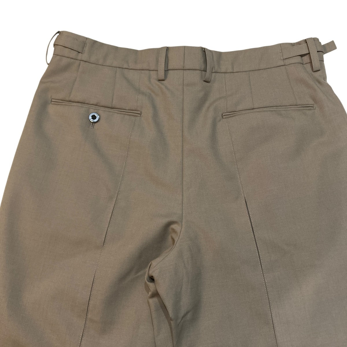 DOUBLE CENTER PLEATS PANTSパンツIH-22SS-P001-ECN
