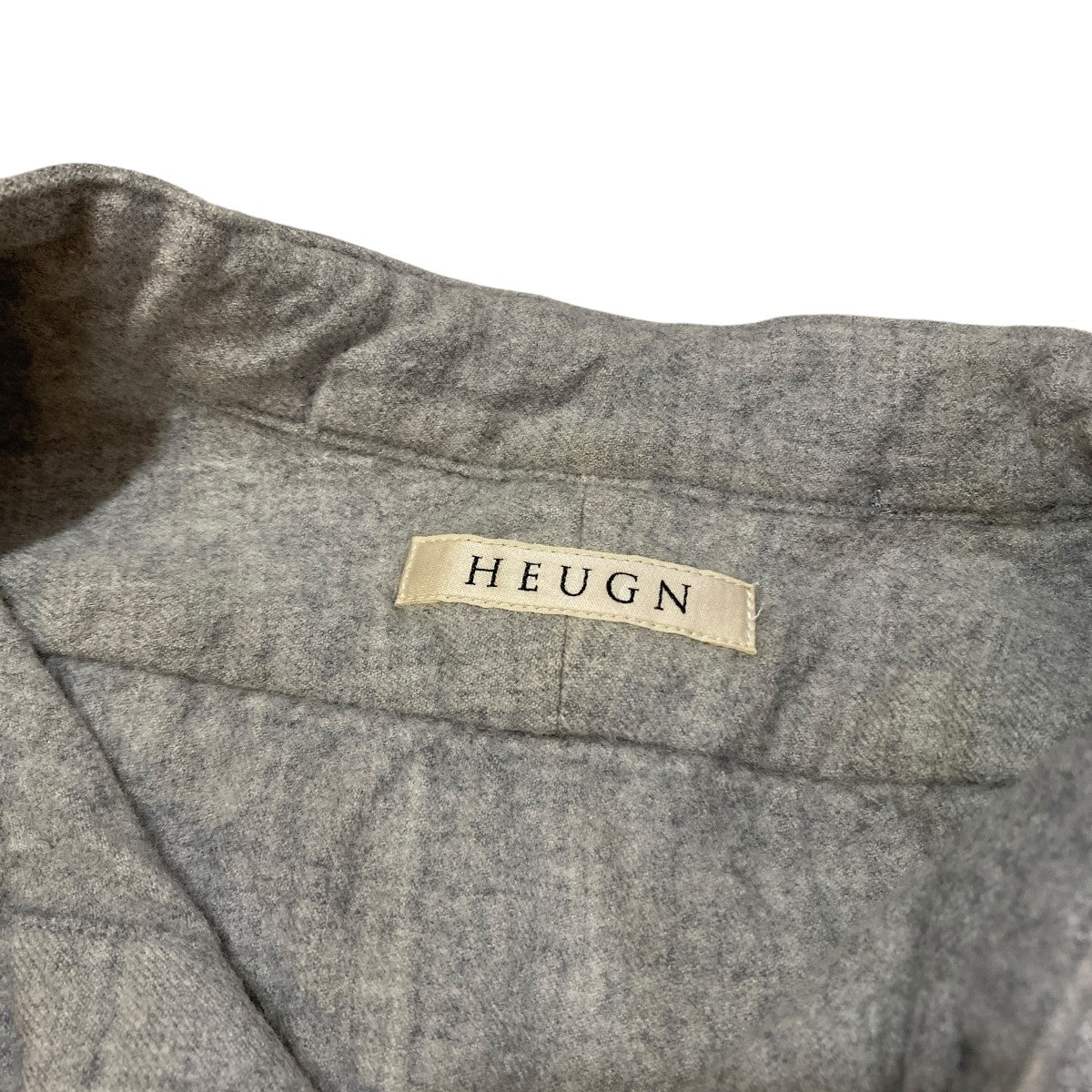 HEUGN ノーカラーシャツ19F11-SH003 古着・中古-4枚目のアイテム画像