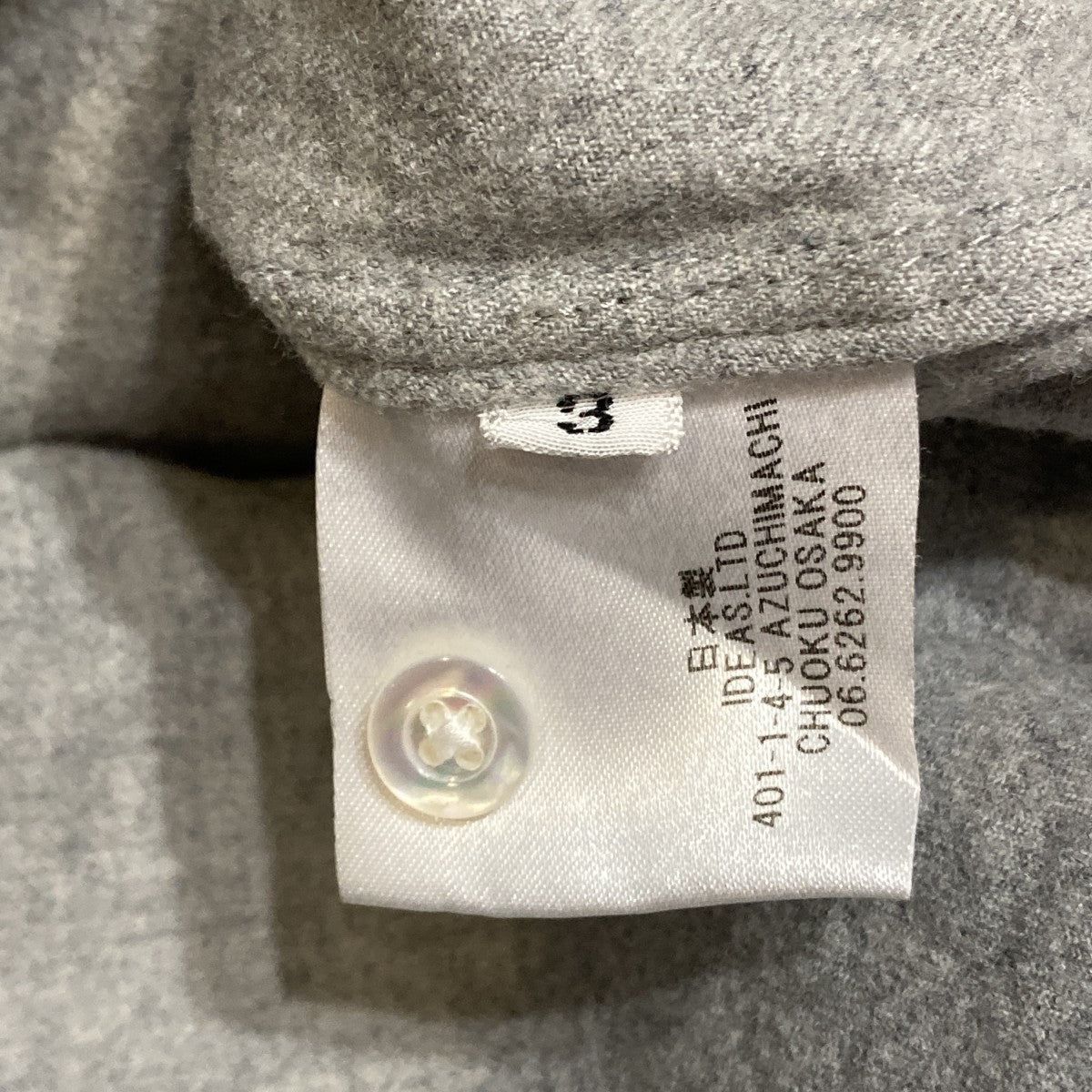HEUGN ノーカラーシャツ19F11-SH003 古着・中古-7枚目のアイテム画像