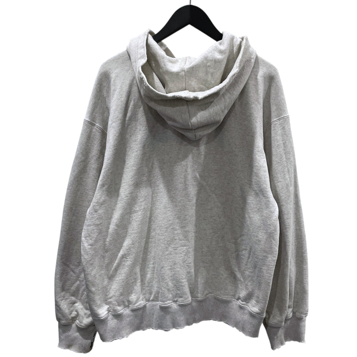 26SS ダメージ加工ジップアップパーカー ZIP HOODIE ジップフーディー ANC-STD-CT01