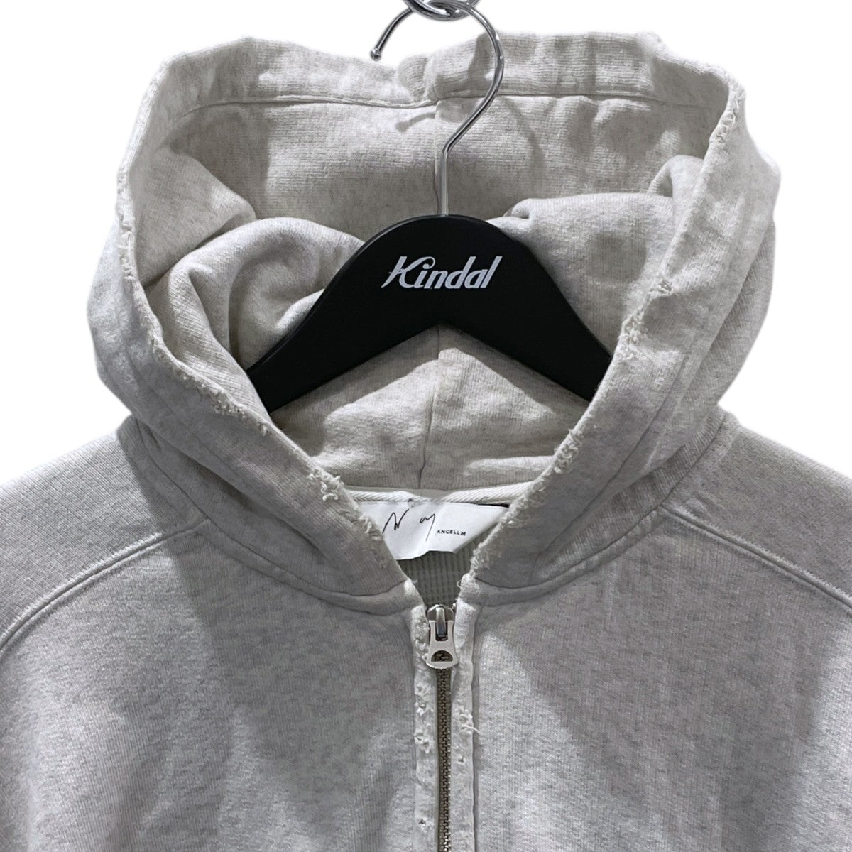 26SS ダメージ加工ジップアップパーカー ZIP HOODIE ジップフーディー ANC-STD-CT01