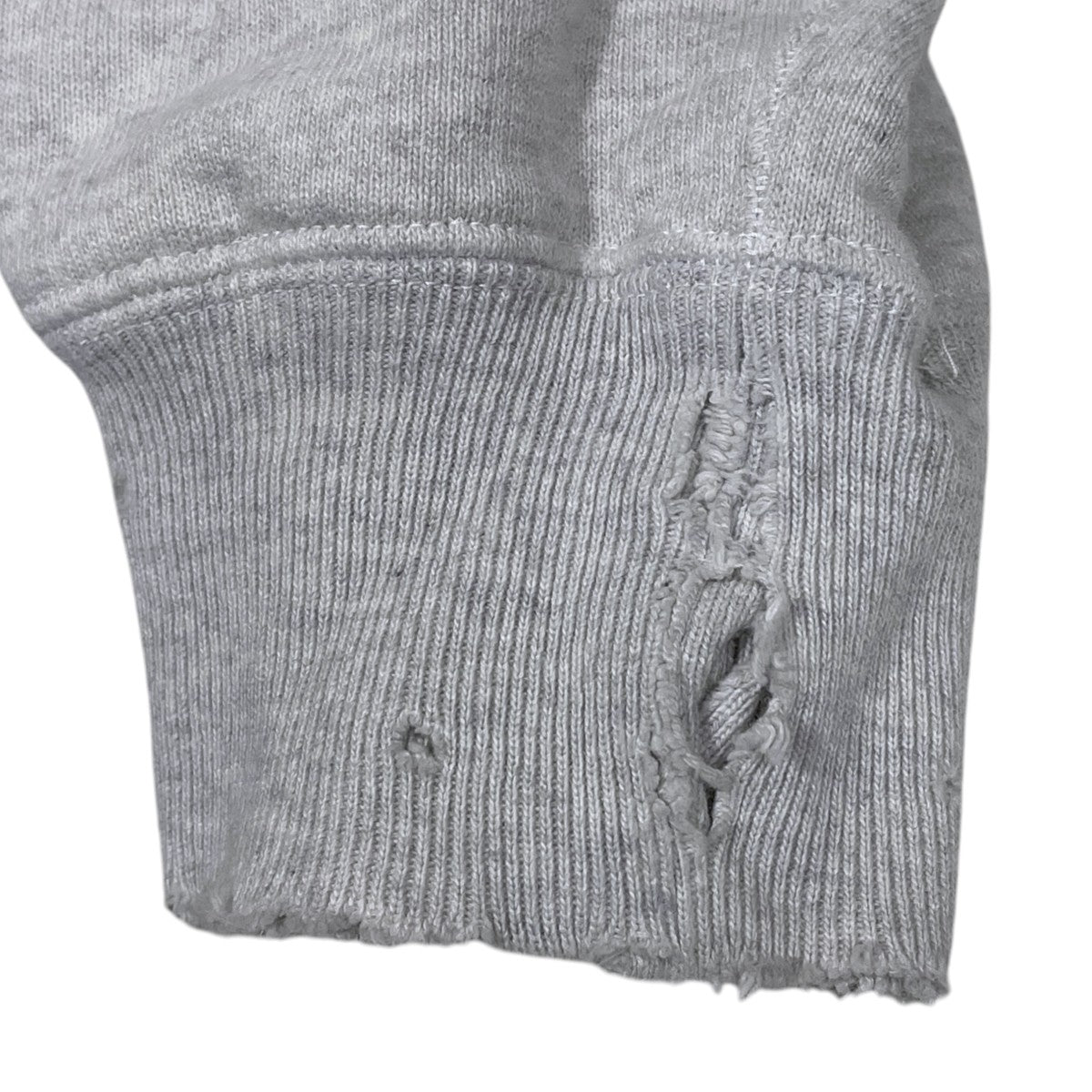 26SS ダメージ加工ジップアップパーカー ZIP HOODIE ジップフーディー ANC-STD-CT01