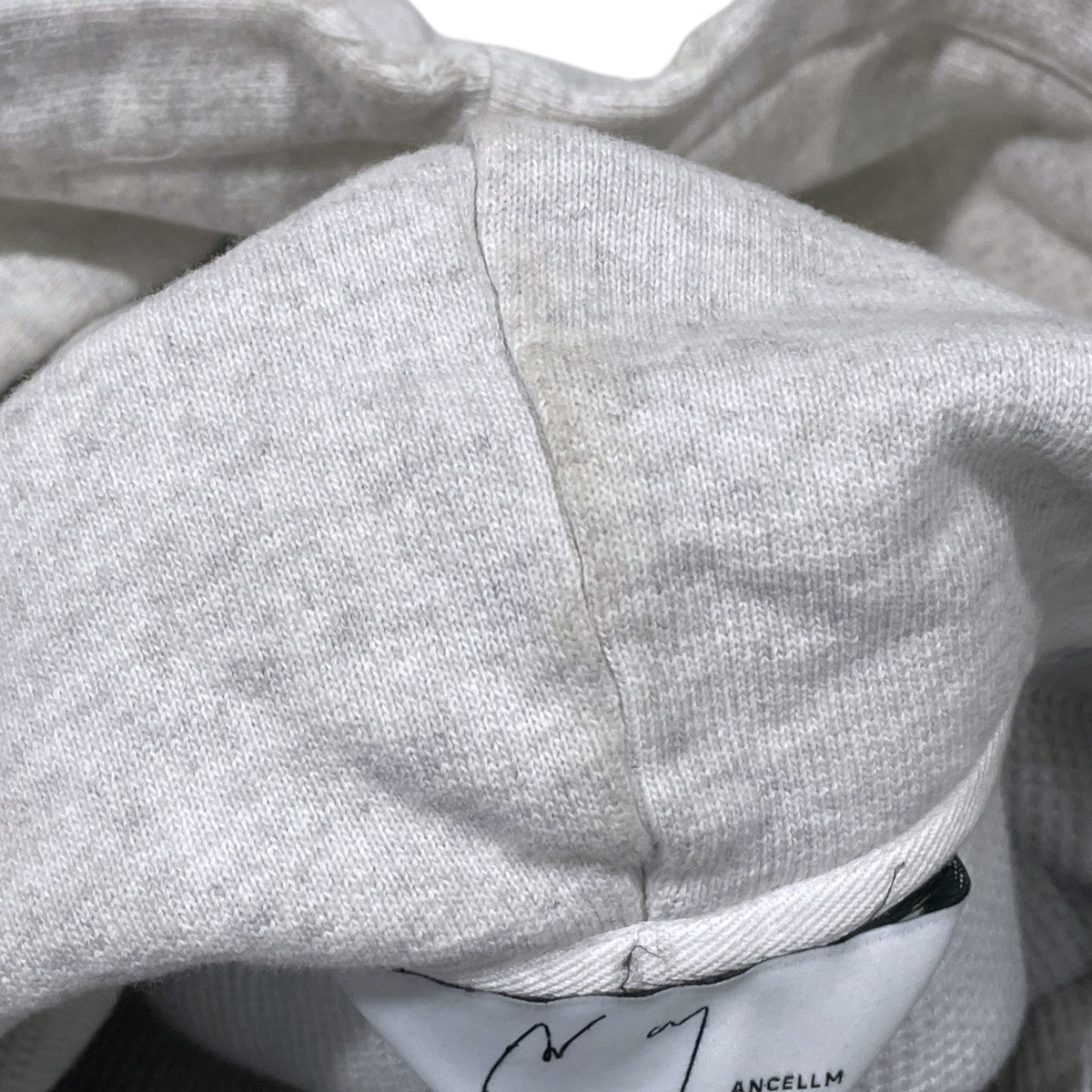 26SS ダメージ加工ジップアップパーカー ZIP HOODIE ジップフーディー ANC-STD-CT01