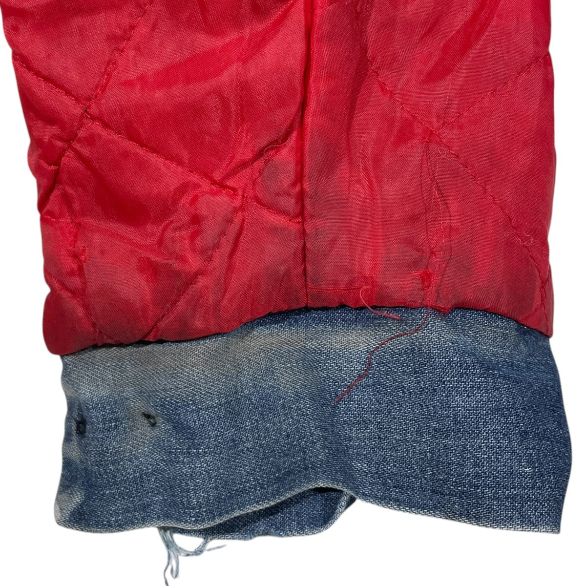 襟コーデュロイジップアップデニムジャケット Denim Work Jacket デニムワークジャケット
