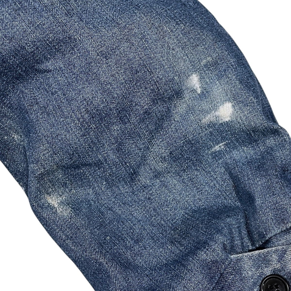 襟コーデュロイジップアップデニムジャケット Denim Work Jacket デニムワークジャケット