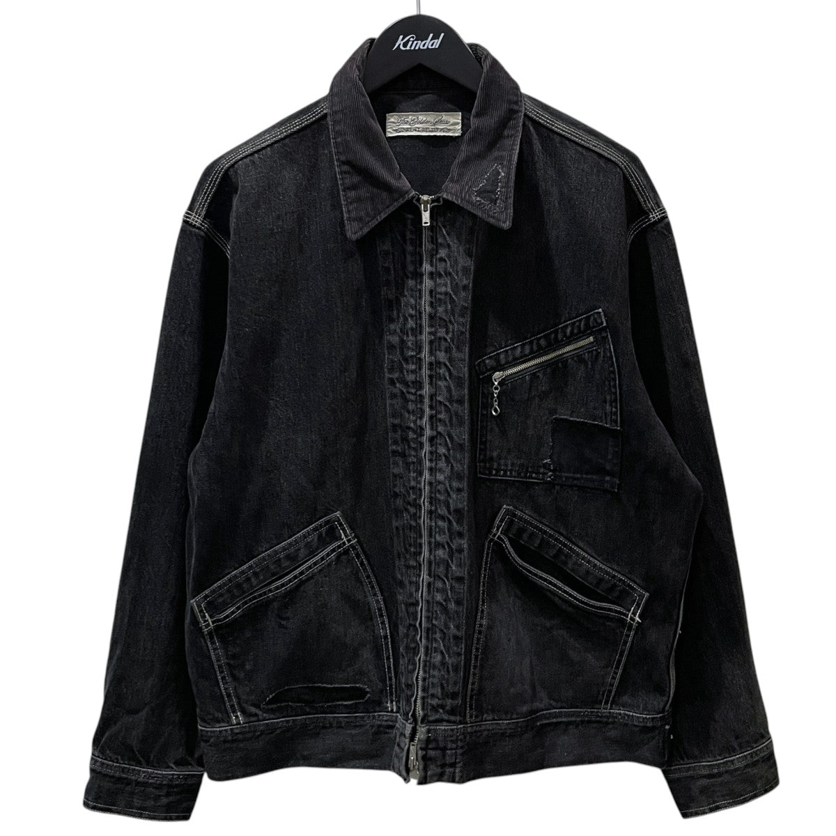 加工ジップアップデニムジャケット CUSTOM DENIM JACKET カスタムデニムジャケット