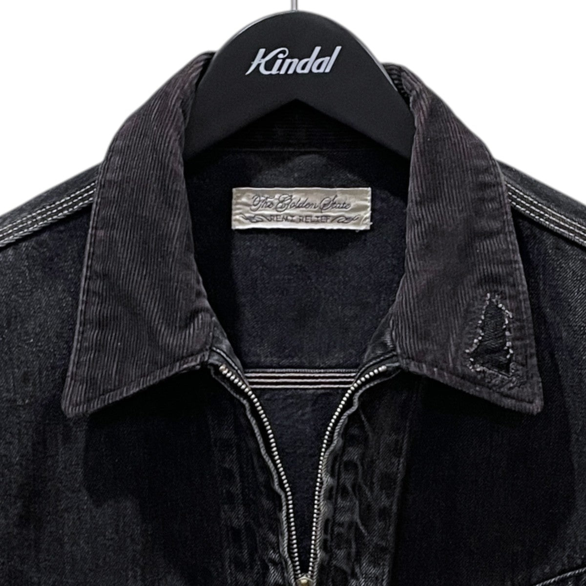 加工ジップアップデニムジャケット CUSTOM DENIM JACKET カスタムデニムジャケット