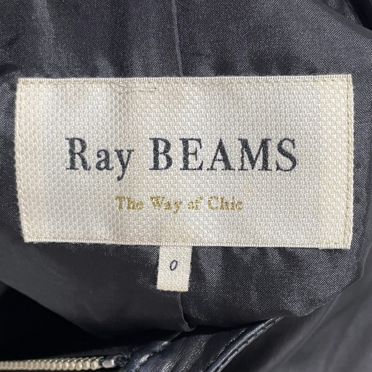 RAY BEAMS 18SS レザーシングルライダースジャケット Leather Single Riders Jacket 63-18-0042-690 古着・中古-9枚目のアイテム画像