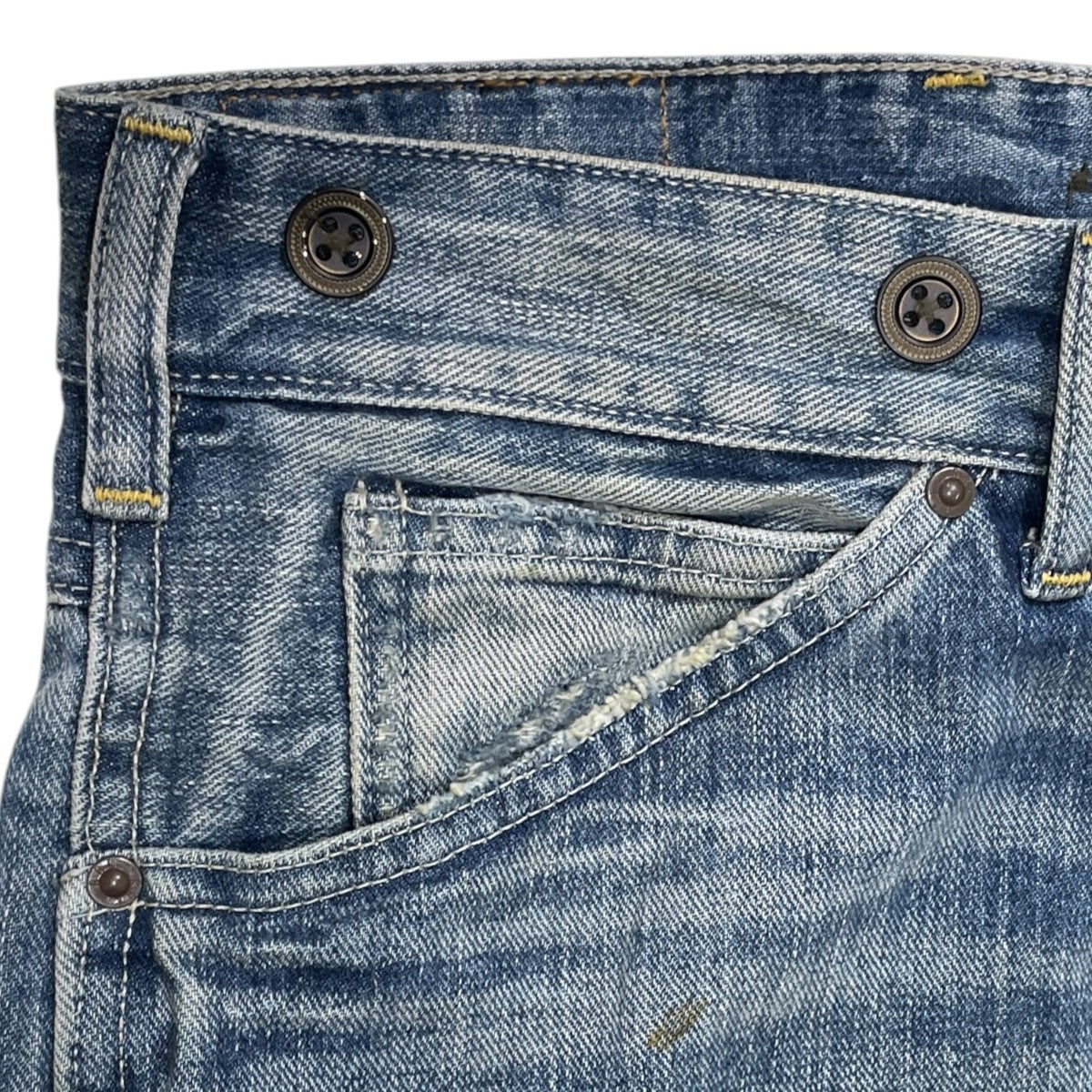 26SS 加工デニムパンツ Straight Fit Eastborough Distressed Jean ストレート フィット イーストボロウ ディストレス ジーンズ 782P05137001