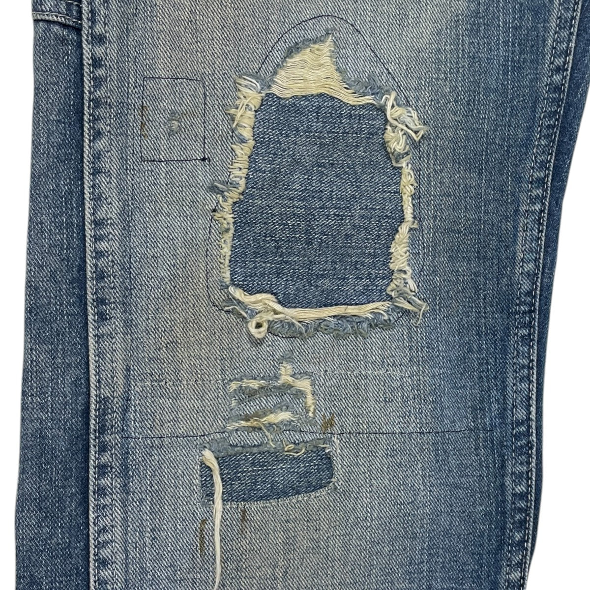 26SS 加工デニムパンツ Straight Fit Eastborough Distressed Jean ストレート フィット イーストボロウ ディストレス ジーンズ 782P05137001