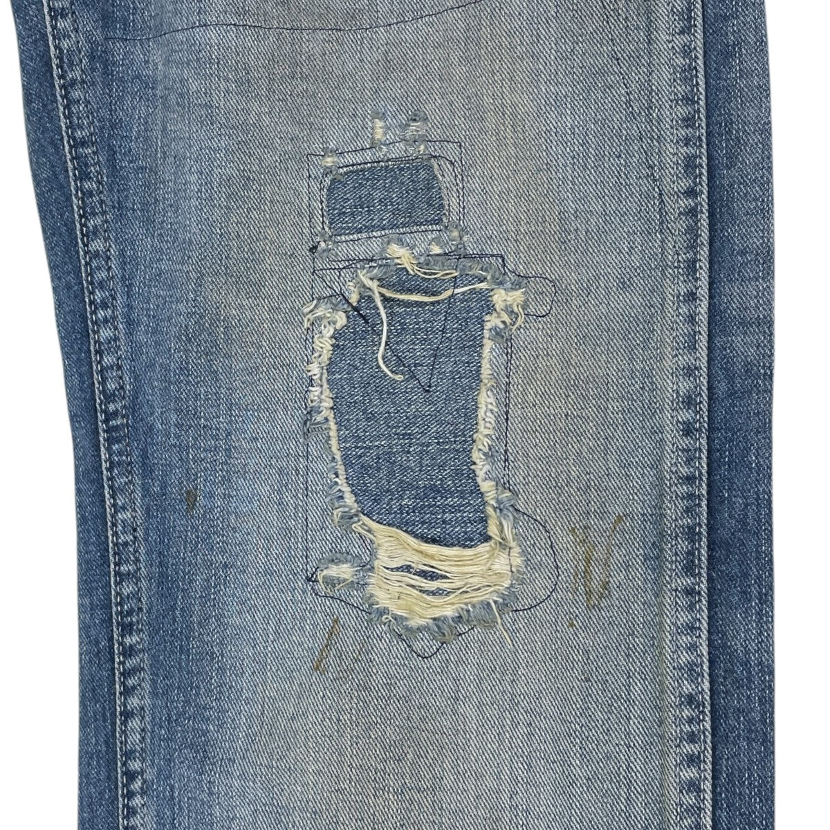 26SS 加工デニムパンツ Straight Fit Eastborough Distressed Jean ストレート フィット イーストボロウ ディストレス ジーンズ 782P05137001