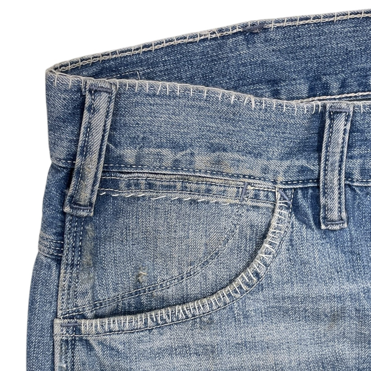 26SS 加工デニムパンツ Patchwork Cotton Jeans パッチワーク コットン ジーンズ 782P05146001