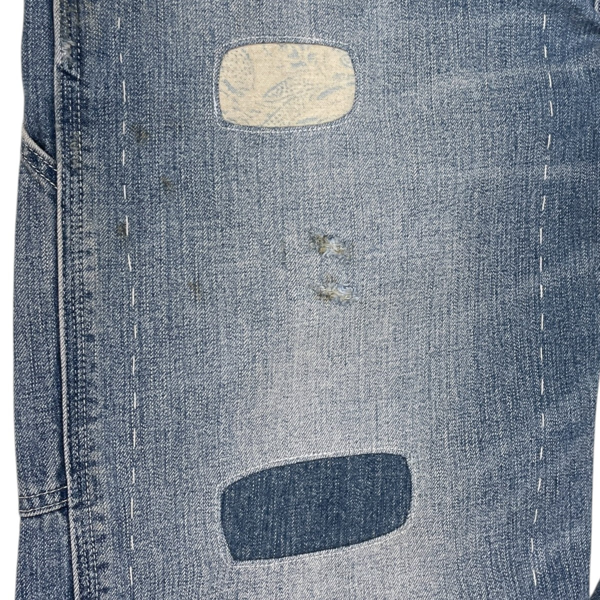 26SS 加工デニムパンツ Patchwork Cotton Jeans パッチワーク コットン ジーンズ 782P05146001