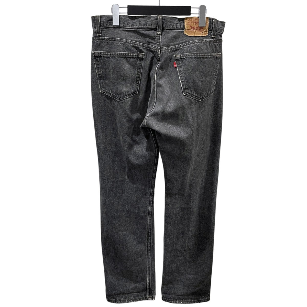 先染めブラックデニムパンツ 501-0658 MADE IN USA ボタン裏653