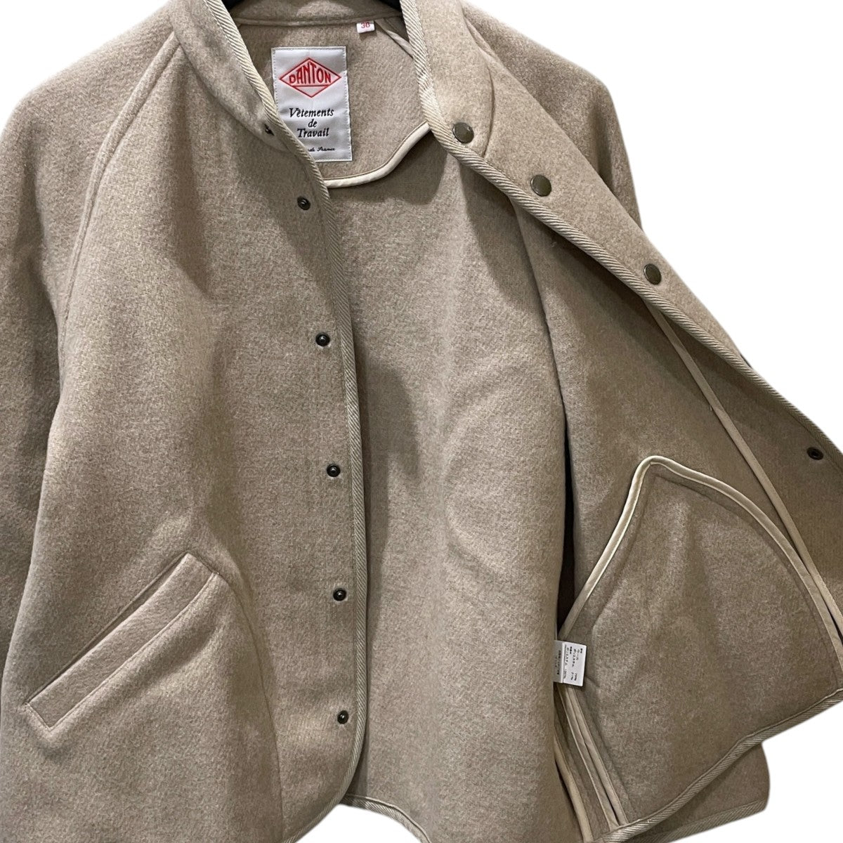 24AW ウールライトパイルスタンドカラージャケット Wool Light Pile Stand Collar Jacket