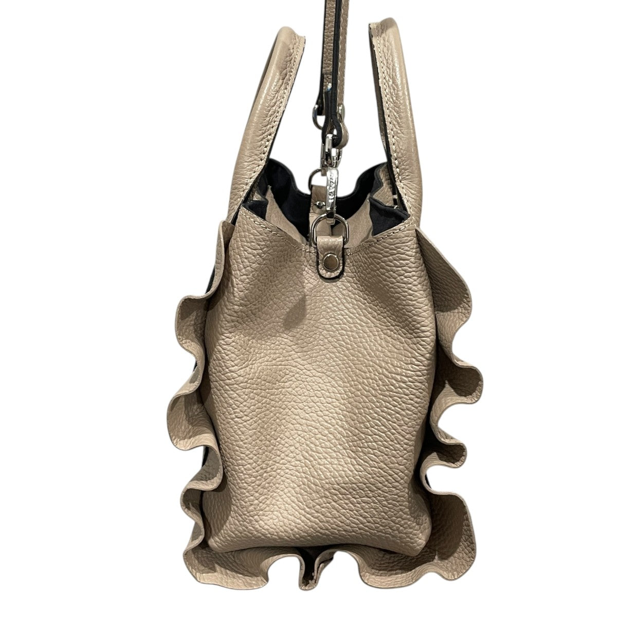 レザー2WAYショルダーバッグ ハンドバッグ MEDINILLA メディニラ フリル 2WAY ミニバッグ