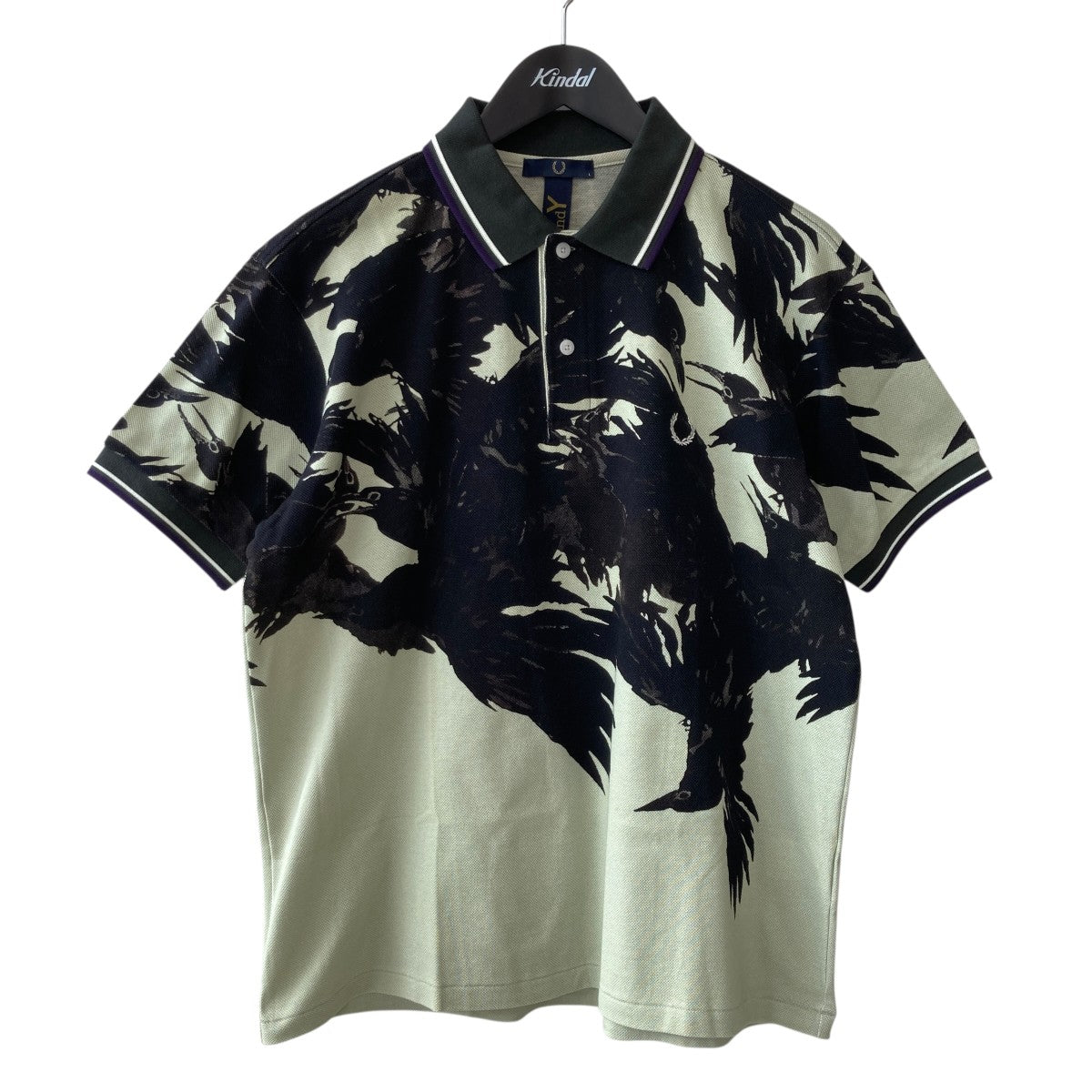 GROUND Y×FRED PERRY 半袖ポロシャツGD-T50-023 古着・中古-1枚目のアイテム画像
