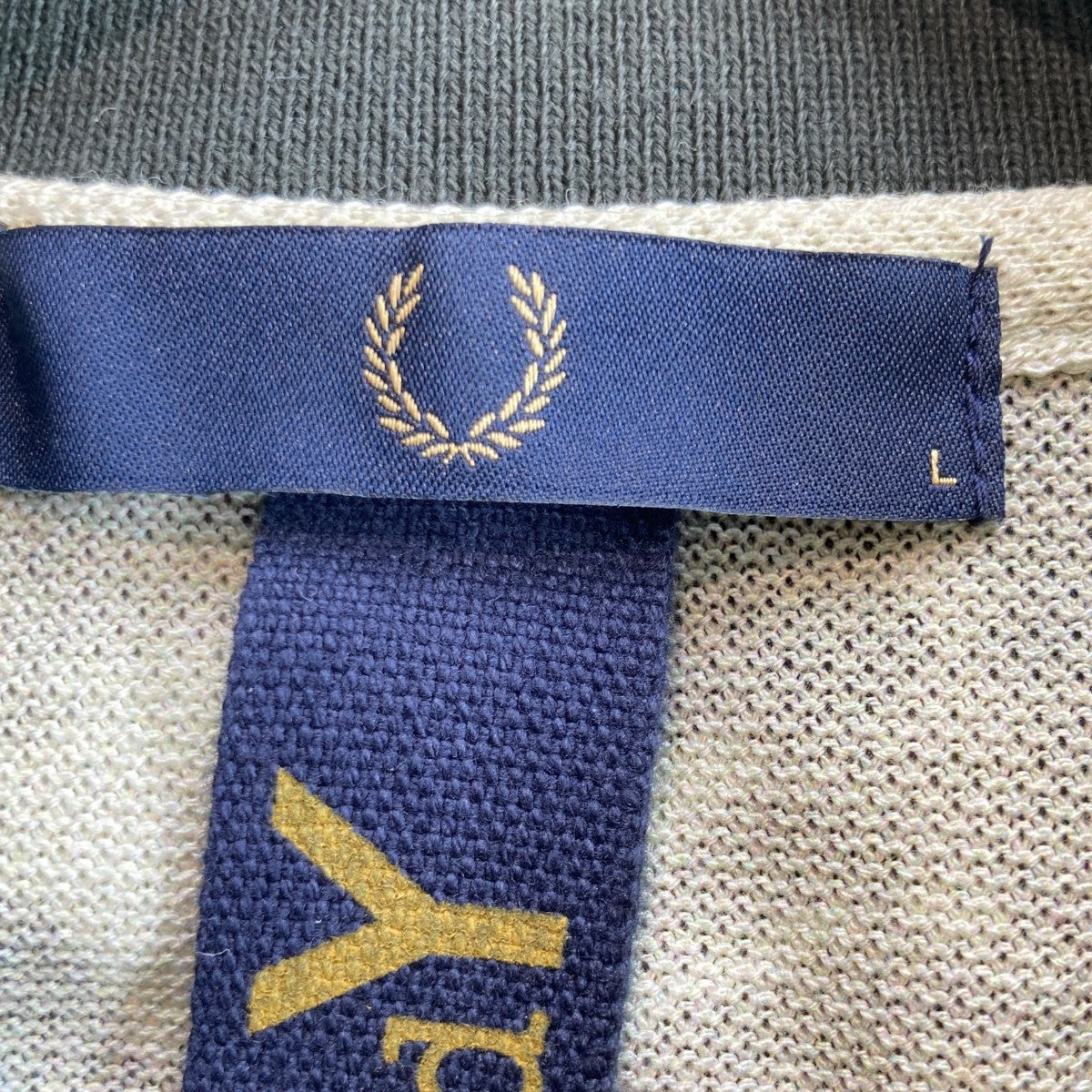 GROUND Y×FRED PERRY 半袖ポロシャツGD-T50-023 古着・中古-4枚目のアイテム画像