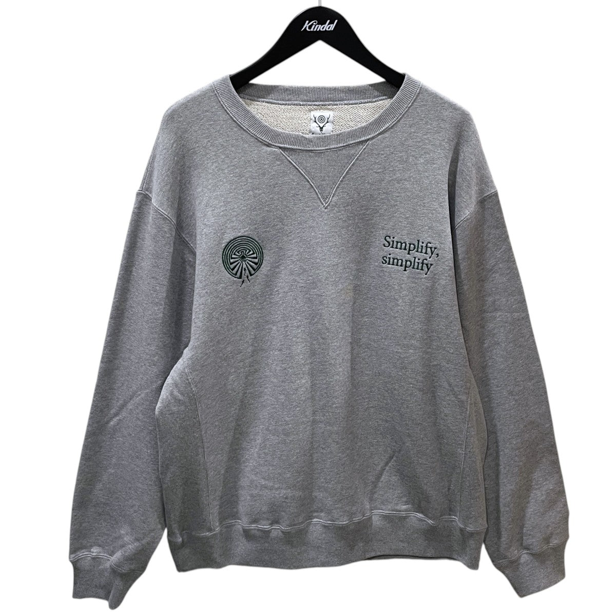 25AW スウェットトレーナー Emb． Crew Neck Sweat Shirt - Cotton French Terry エンブレムクルーネックスウェットシャツ RW647