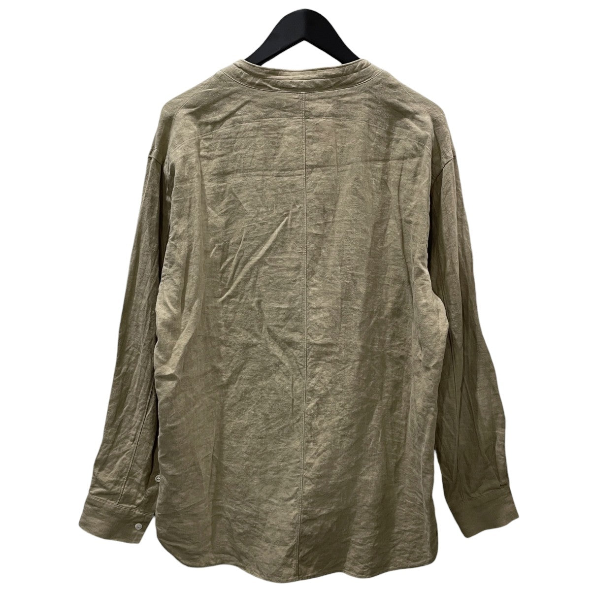 22AW Vネックリネンシャツ ATELIER GILETT SHIRTS アトリエ ジレ シャツ 222OJ-SH03