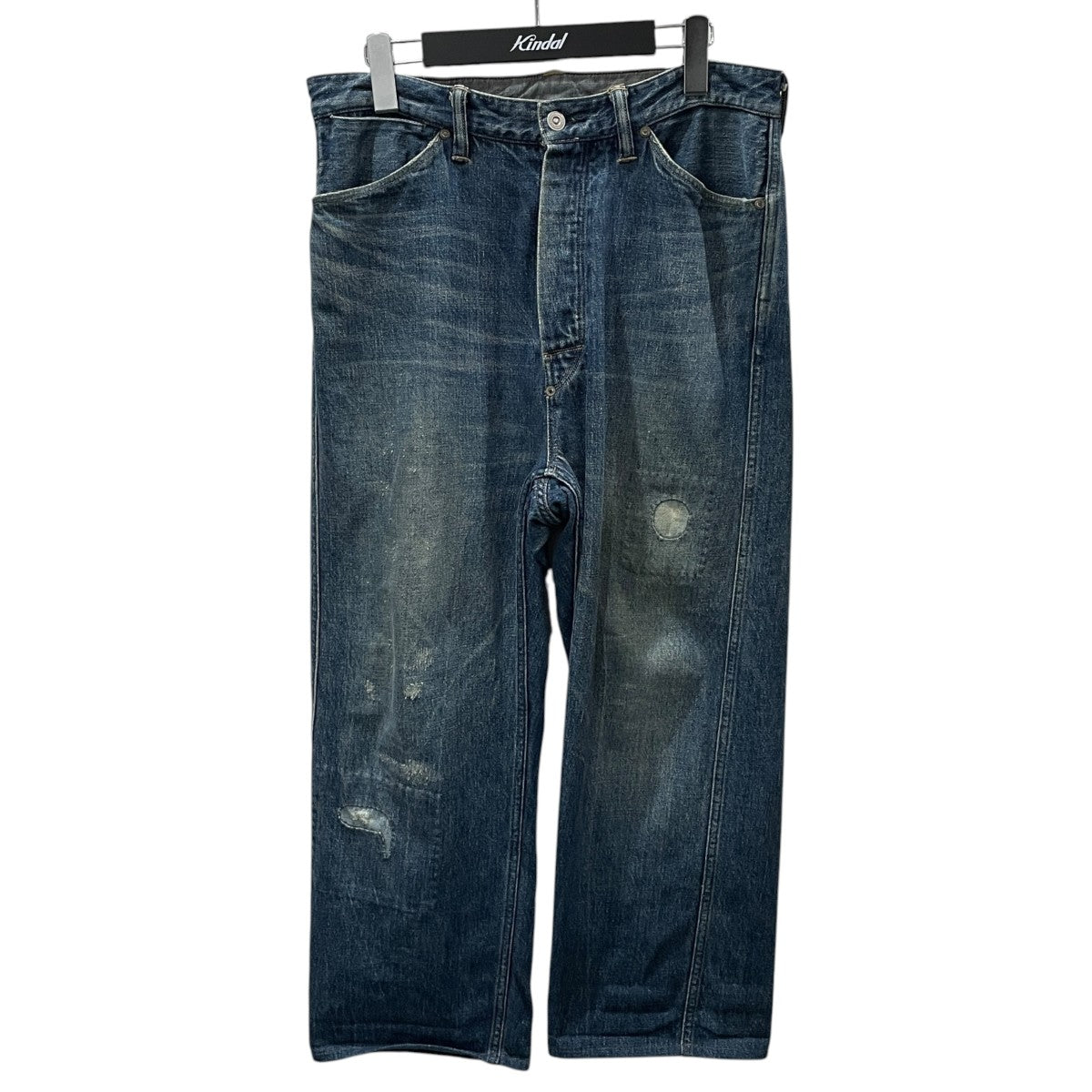 21SS 加工デニムパンツ PLEATED JEAN TROUSER 946 (SCAR FACE) 211OJ-PT08