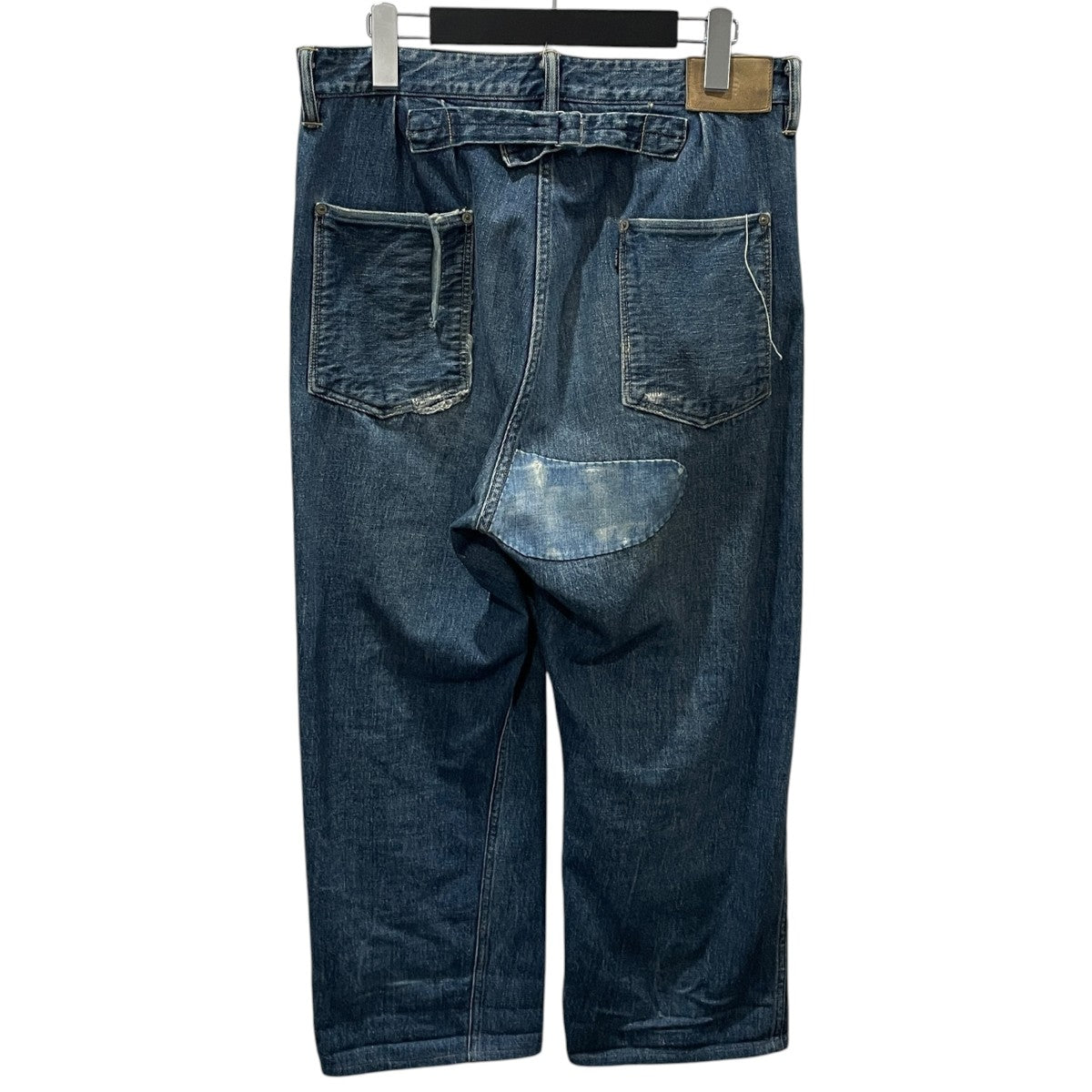 21SS 加工デニムパンツ PLEATED JEAN TROUSER 946 (SCAR FACE) 211OJ-PT08