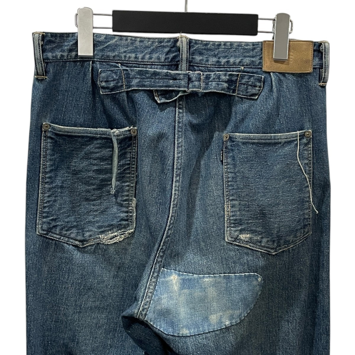 21SS 加工デニムパンツ PLEATED JEAN TROUSER 946 (SCAR FACE) 211OJ-PT08