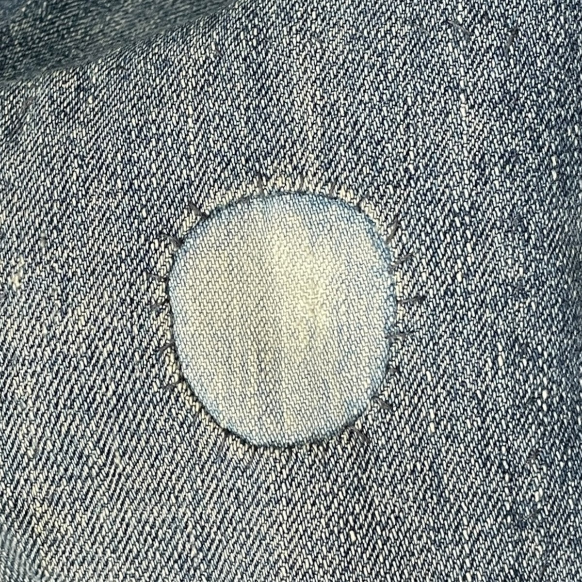 21SS 加工デニムパンツ PLEATED JEAN TROUSER 946 (SCAR FACE) 211OJ-PT08