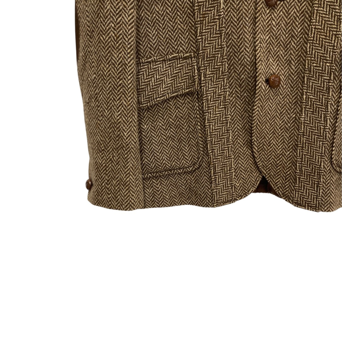 NUMBER (N)INE HIRELANO Tweed Jacketテーラードジャケット 古着・中古-4枚目のアイテム画像