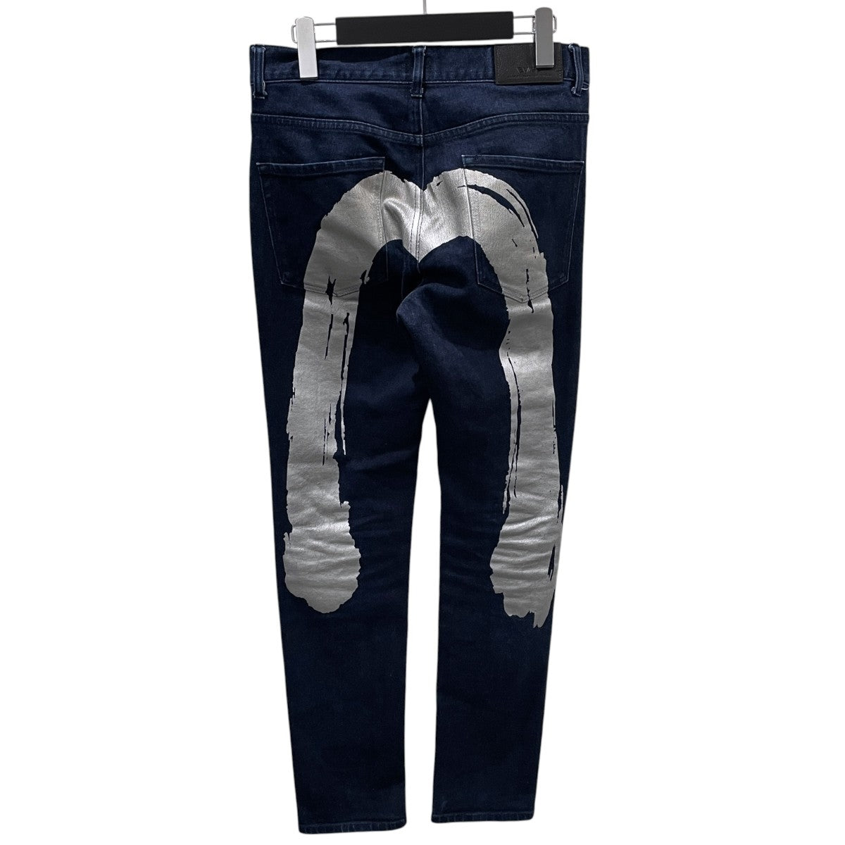 【美品】ヒズ インビジブル デルージ エビデンス EVISU(エヴィス) ペインティング ビッグヒルズ ロー デニムパンツ