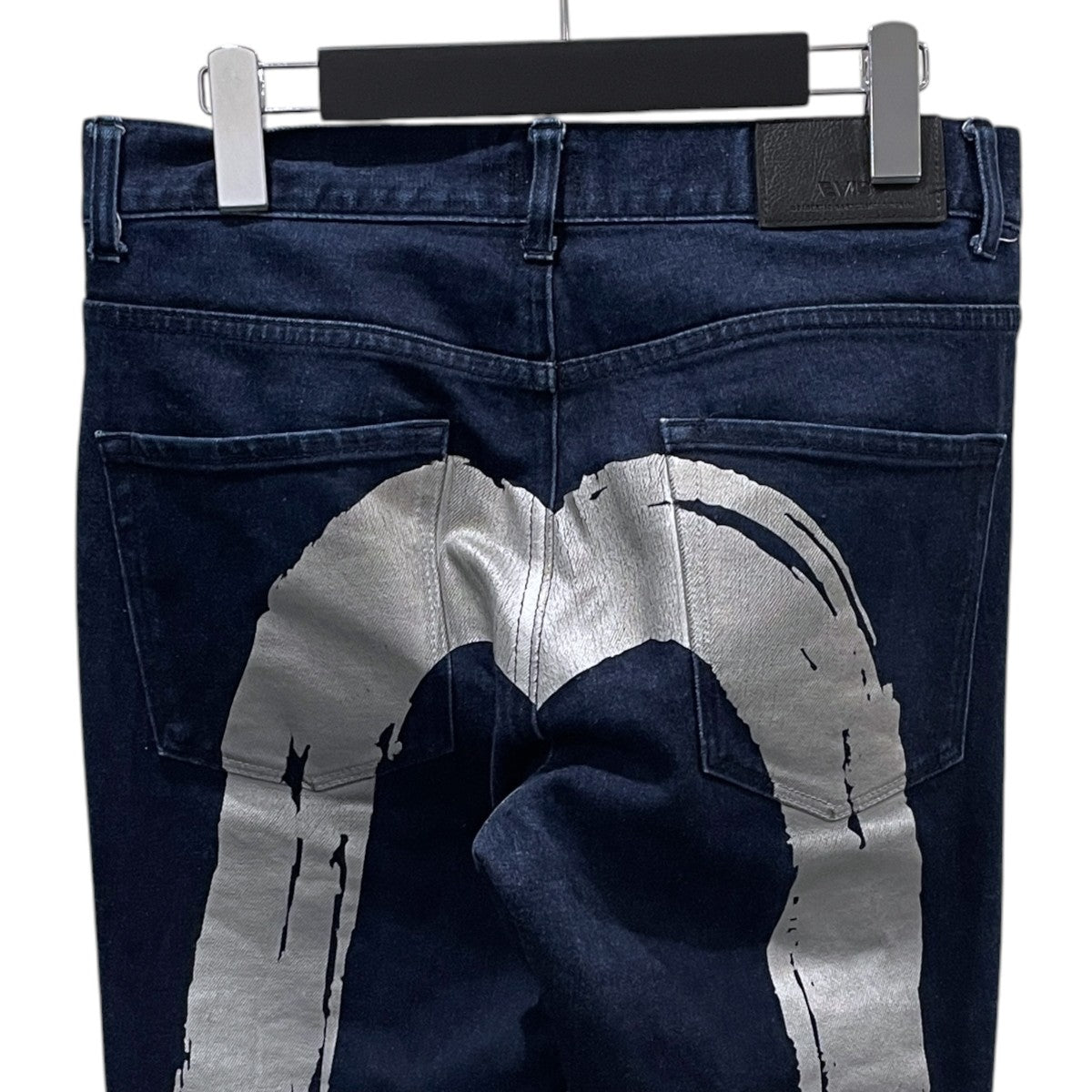 EVISU(エヴィス) ペインティング ビッグヒルズ ロー デニムパンツ