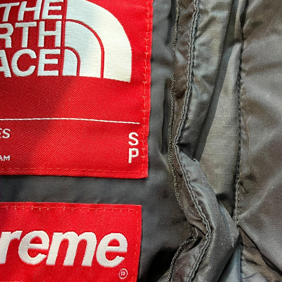 THE NORTH FACE×Supreme Split Nuptse JacketダウンジャケットND02400I 古着・中古-6枚目のアイテム画像