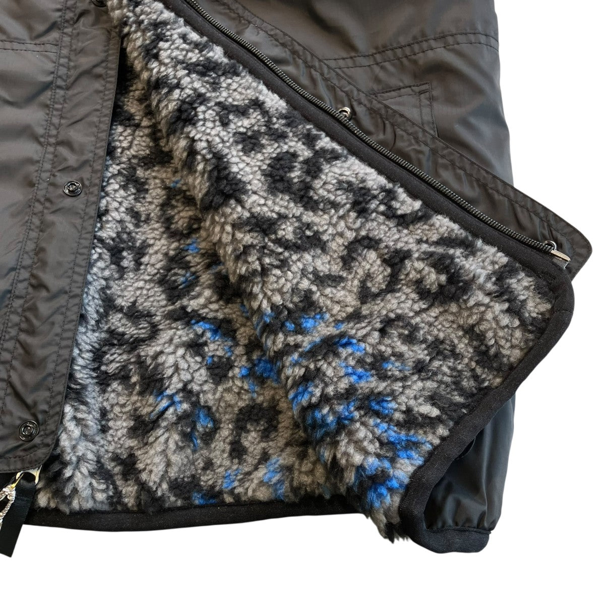 WACKO MARIA REVERSIBLE LEOPARD BOA FLEECE JACKET中綿ジャケット25FW-WMO-OD01 古着・中古-7枚目のアイテム画像
