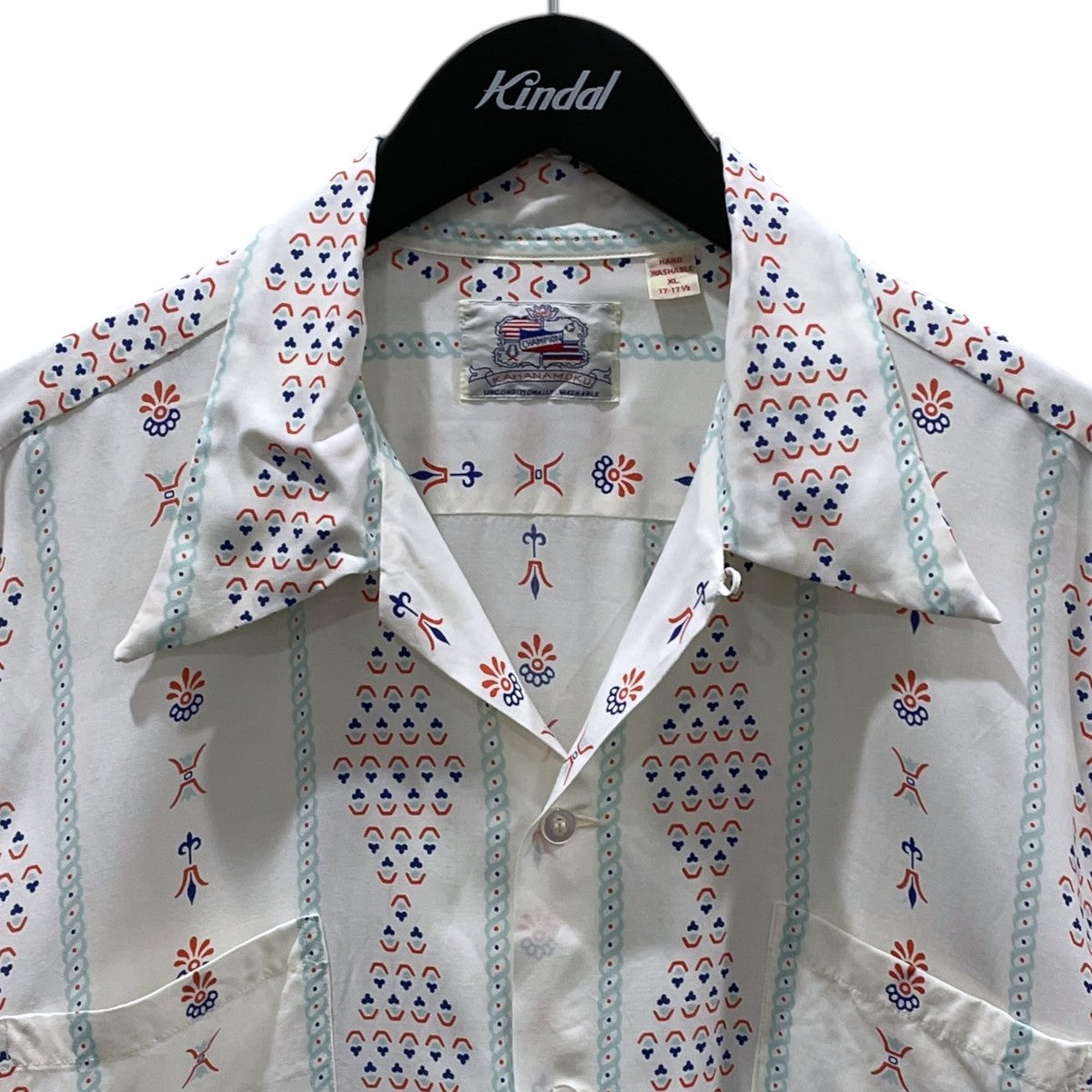 16SS ストライプ柄オープンカラー半袖シャツ アロハシャツ ROYAL STRIPE ロイヤル・ストライプ DK37251