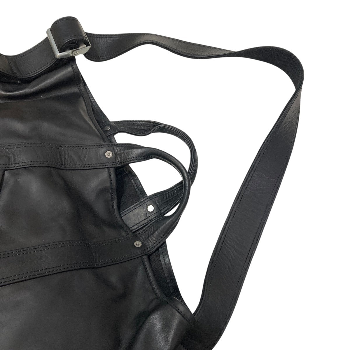 O．LEDZ  Oiled Leather Shoulder Tote Bag2WAYショルダーバッグNN-4502A16