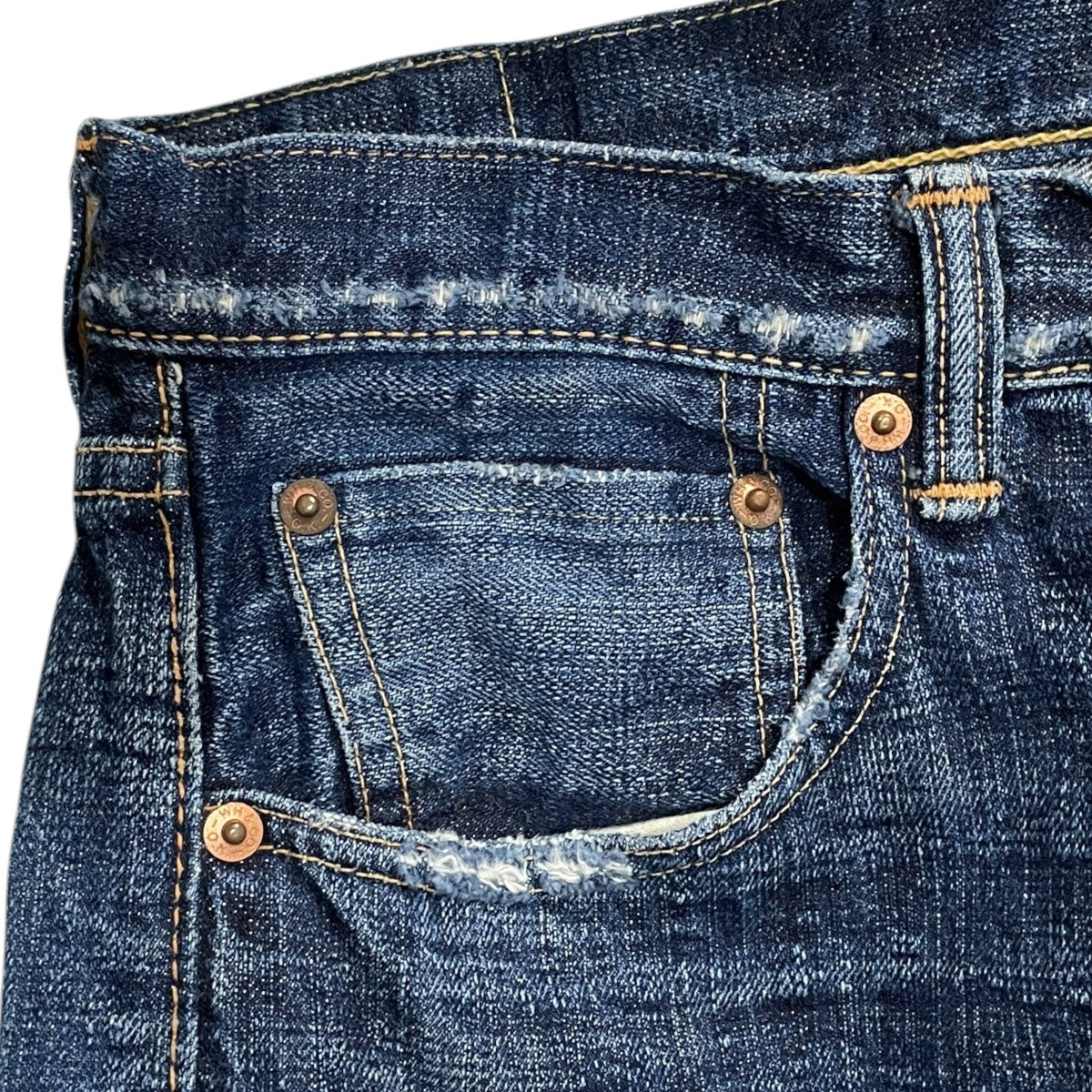 加工デニムパンツ GRIPPER ZIPPER グリッパージッパー