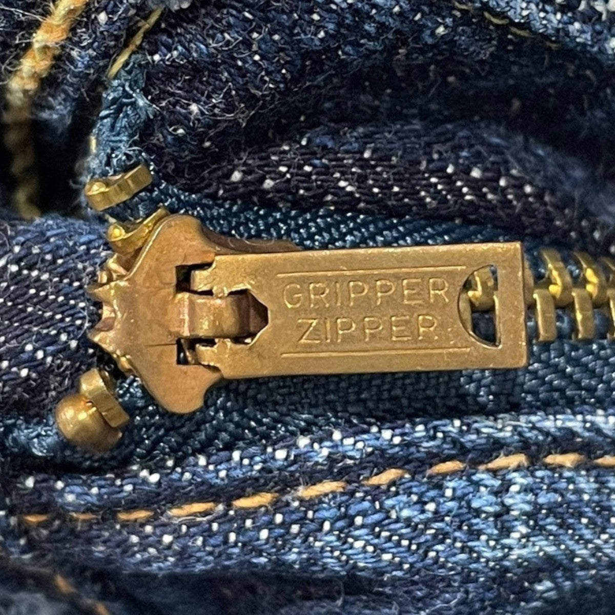 加工デニムパンツ GRIPPER ZIPPER グリッパージッパー