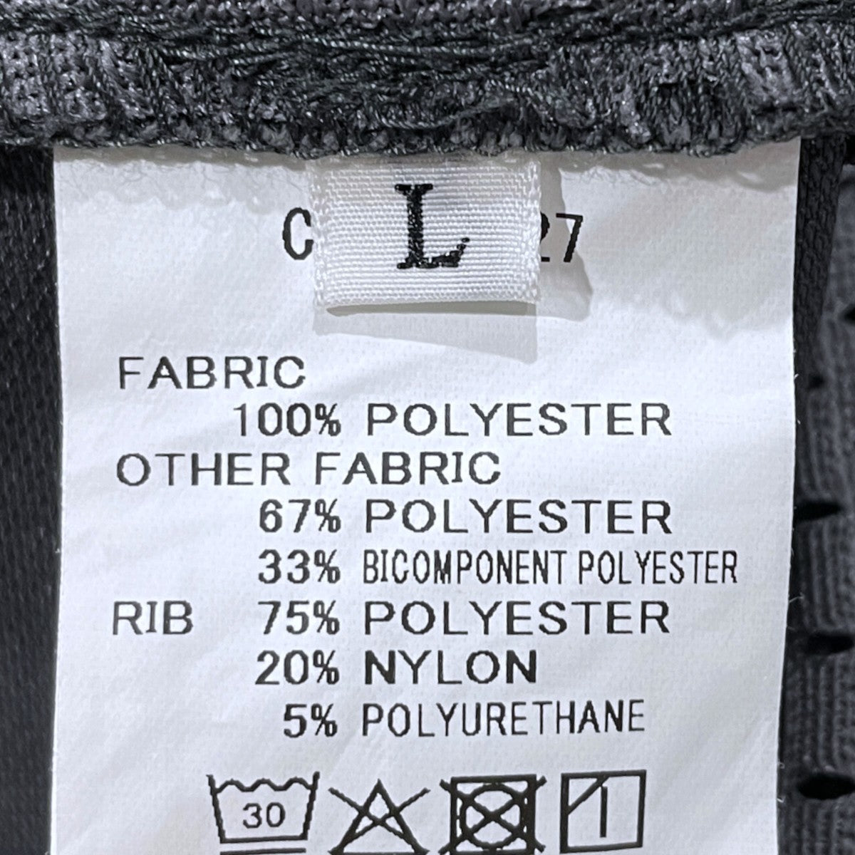 25SS メッシュ長袖カットソー MESH TRACK CREW NECK メッシュ トラック クルーネック CES27CS27