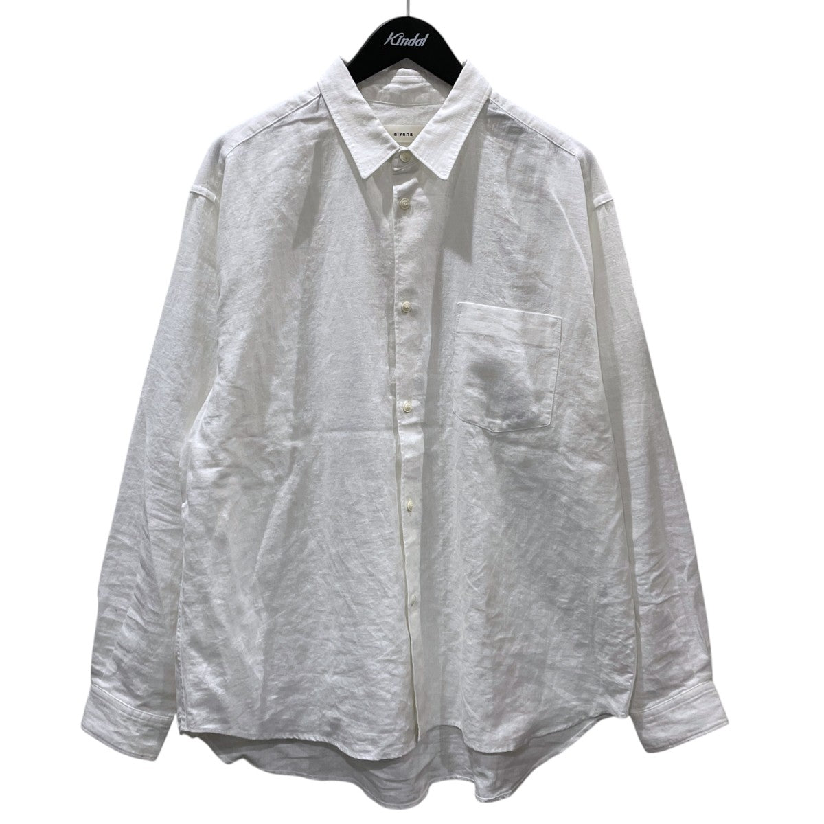 リネン ロングスリーブ レギュラーシャツ LINEN L／S REGULAR SHIRTS ALV-00172
