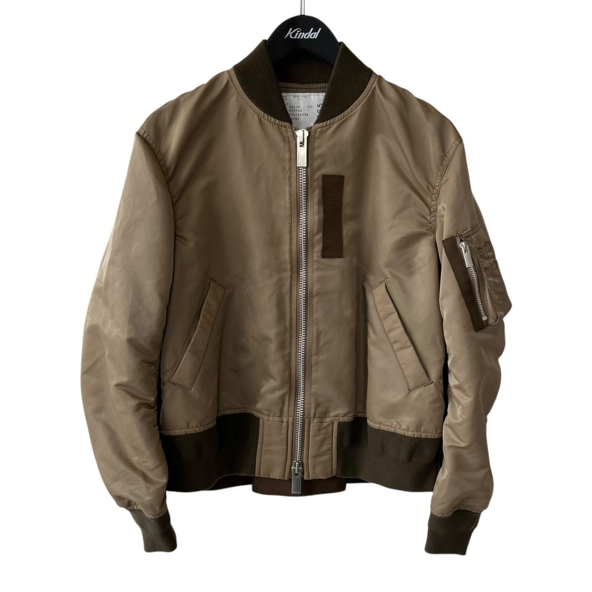 Nylon Twill BlousonMA-1ジャケットSCW-065
