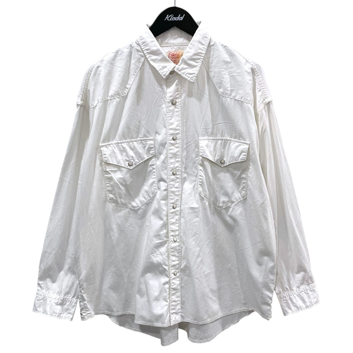 24SS サイドボタンウエスタンシャツ Basket Western Shirts ／ Dwayne バスケット ウエスタン シャツ ／ ドウェイン CBC-ImSt-7