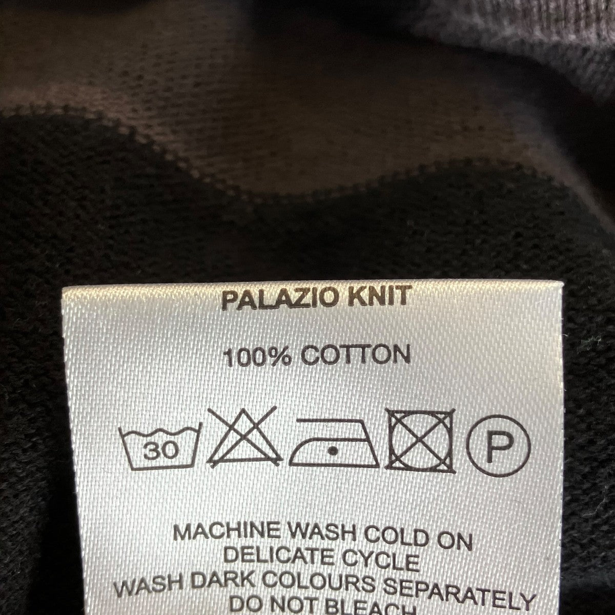 PALAZIO KNITニットポロシャツ