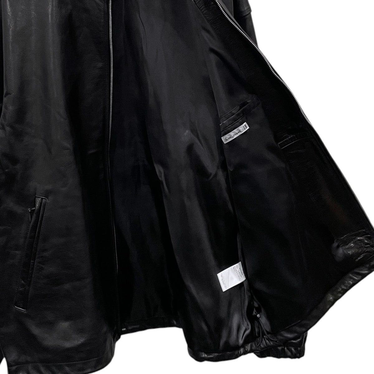 24AW ジップアップレザージャケット CUIR BLOUSON キュイールブルゾン 11-18-6829-202