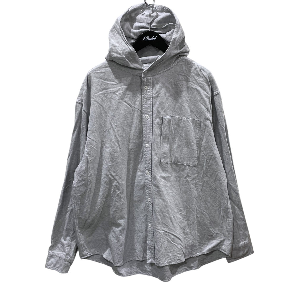 25AW フランネルマウンテンフーデッドシャツ Flannel Mountain Hooded Shirt シャツパーカー N25FG048
