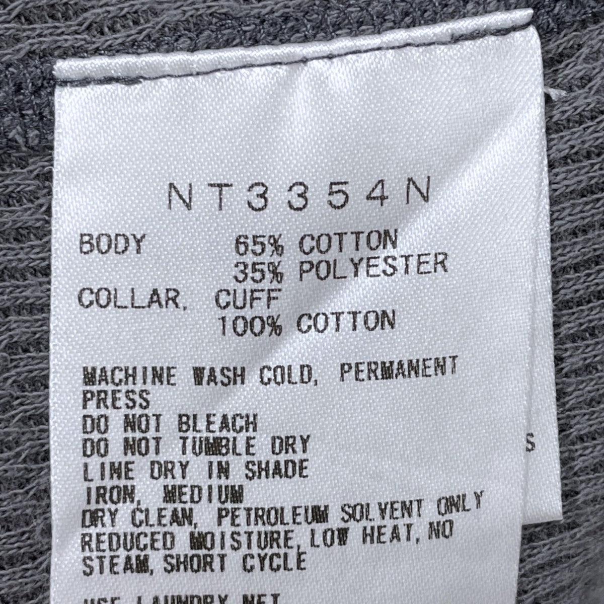 23AW サーマルカットソー Thermal Field Long Sleeve Tee サーマル フィールド ロング スリーブティー NT3354N