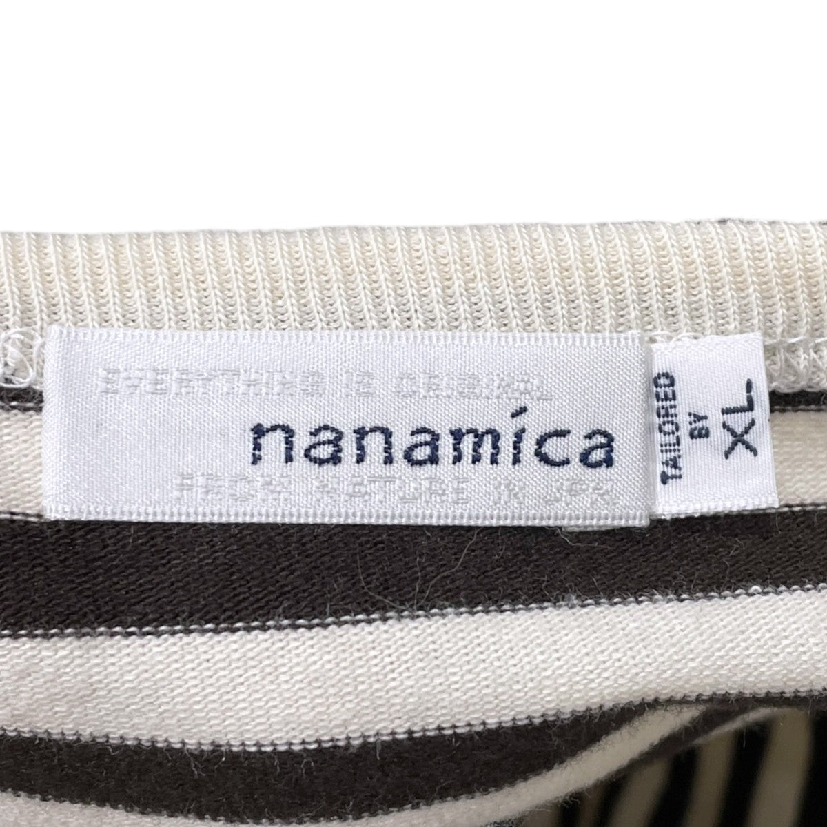 24SS ボーダー柄カットソー COOLMAX Stripe Jersey L／S Tee クールマックス ストライプ ジャージー ロングスリーブ ティー SUHS423